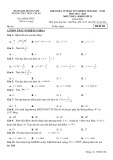 Đề thi học kì 2 môn Toán lớp 11năm 2022-2023 - Trường THPT Trần Văn Dư, Quảng Nam