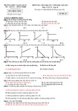Đề thi giữa học kì 1 môn Vật lý lớp 10 năm 2022-2023 có đáp án - Trường THPT Cao Bá Quát, Quảng Nam
