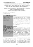 Phát triển khả năng vẽ cho trẻ mẫu giáo 4-5 tuổi qua hoạt động trải nghiệm tại các trường mầm non trên địa bàn quận 5, thành phố Hồ Chí Minh