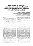 Đánh giá mức độ trầm cảm, lo âu, stress của người bệnh động kinh tại Khoa Nội hồi sức thần kinh, Bệnh viện Hữu nghị Việt Đức năm 2023