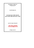 Luận văn Thạc sĩ Kinh tế: Giải pháp phát triển kinh tế hộ gia đình trên địa bàn Quy Nhơn