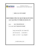 Khóa luận tốt nghiệp Quản trị kinh doanh: Hoàn thiện công tác quản trị nguồn nhân lực tai Công ty TNHH Xây dựng IVY