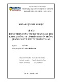 Khóa luận tốt nghiệp Kế toán - Kiểm toán: Hoàn thiện công tác kế toán hàng tồn kho tại Công ty cổ phần Truyền thông quảng cáo và đầu tư Thắng Thắng