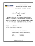 Khóa luận tốt nghiệp Kế toán - Kiểm toán: Hoàn thiện kỹ thuật thu thập bằng chứng kiểm toán trong kiểm toán báo cáo tài chính tại Công ty TNHH Kiểm toán và tư vấn A&C