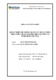Khóa luận tốt nghiệp Kế toán - Kiểm toán: Hoàn thiện hệ thống quản lý chất lượng theo tiêu chuẩn IOS 9001:2008 tại Công ty TNHH Hong IK Vina