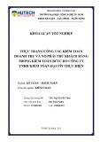 Khóa luận tốt nghiệp Kế toán - Kiểm toán: Thực trạng công tác kiểm toán doanh thu và nợ phải thu khách hàng trong kiểm toán BCTC do Công ty TNHH Kiểm toán Đại Tín thực hiện