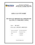 Khóa luận tốt nghiệp Kế toán - Kiểm toán: Kế toán xác định kết quả kinh doanh tại Công ty TNHH Miền Á Đông