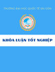 Khóa luận tốt nghiệp ngành Kinh tế đối ngoại: Thực trạng hoạt động cho vay khách hàng cá nhân tại Ngân hàng TMCP Sài Gòn – PGD An Đông