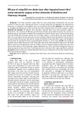 Efficacy of using 810-nm diode laser after impacted lower third molar extraction surgery at Hue University of Medicine and Pharmacy Hospital