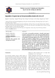 Degradation of organic dyes by Peroxymonosulfate activated with Zn/Co-ZIF