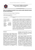 Study on the synthesis and properties of porous cadmium zeolitic imidazolate framework for environmental treatment