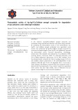 Photocatalytic activity of Ag-Ag3PO4/Cellulose aerogel composite for degradation of dye pollutants under visible light irradiation