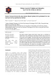 Study of removal Chrome (III) using Calcium Silicate Hydrate (CSH) synthesized from rice hush and CaO by hydrothermal method