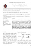 Determination of potential odor causing compounds in the condensate water from the manufacturing process of unsaturated polyester resin