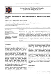 PolyTEMPO electrocatalyst for organic electrosynthesis of benzonitrile from benzyl alcohol