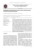 Facile fabrication of superhydrophobic ZnO powders coated on polyurethane sponge for effective oil/water separation application