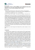 Assessment of heavy metal pollution and ecological risk in the sediment of Cua Luc Bay, Quang Ninh Province