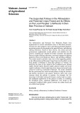 The supported policies in the afforestation and perennial crops project and its effects on the local peoples’ livelihoods in Dien Bien province of Vietnam