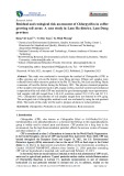 Residual and ecological risk assessment of Chlorpyrifos in coffee growing soil areas: A case study in Lam Ha district, Lam Dong province