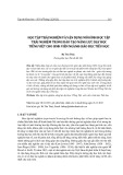 Học tập trải nghiệm và vận dụng mô hình học tập trải nghiệm trong đào tạo năng lực dạy học tiếng Việt cho sinh viên ngành Giáo dục tiểu học