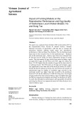 Impact of farming models on the reproductive performance and egg quality of Vietnamese local chicken breeds: Ho and Dong Tao