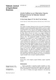 Azolla fertilizer as an alternative organic nitrogen source for malabar spinach production