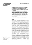 Production characteristics and strategies for adapting to the impacts of climate change on cassava whiteflies and viruses in Tanzania