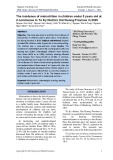 The incidence of malnutrition in children under 5 years old at 2 communes in Tu Ky District, Hai Duong Province in 2023