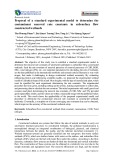 Proposal of a standard experimental model to determine the contaminant removal rate constants in subsurface flow constructed wetlands