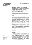 The roles of perennial crop systems to rural households: A case study in Dak Lak province, Central highlands, Vietnam