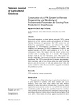 Construction of a VPN system for remote programming and monitoring of environmental parameters for serving plant production in greenhouses