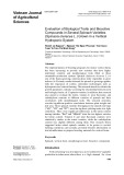 Evaluation of biological traits and bioactive compounds in several spinach varieties (Spinacia oleracea L.) grown in a vertical hydroponic system