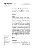 Effects of nitrogen application doses on the growth and yield of Jiaogulan under shading conditions in the spring-summer season