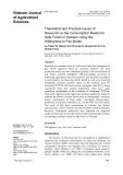 Theoretical and practical issues of research on the consumption needs for safe foods in Vietnam using the willingness to pay model