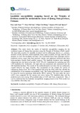 Landslide susceptibility mapping based on the Weights of Evidence model for mountainous areas of Quang Nam province, Vietnam