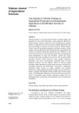 The impacts of climate change on agricultural production and sustainable agriculture of smallholder farmers in Vietnam