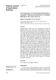 The dispersion of total suspended solids in seawater following submersion of dredged material in the Vung Ang port