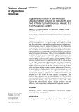 Supplemental effects of self-extracted organic nutrient solution on the growth and yied of water spinach (Ipomoea aquatic F.) in an aquaponic system