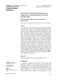 Growth and physiological responses of sugarcane to drought stress at an early growth stage