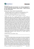 Evaluation rainfall characteristics over Vietnam simulated by the non–hydrostatic regional climate model – NHRCM during the 1981–2001 period