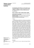 Investigating the influence of inorganic and organic fertilizers on the growth and yield of three varieties of Okra (Abelmoschus esculentus)