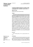 Combining ability analysis for quality traits in selected rice varieties (Oryza sativa L.)