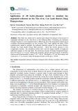 Application of 2D hydro-dynamic model to simulate the suspended sediment on the Tien river, Cao Lanh district, Dong Thap province