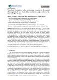 Trend and forecast the saline intrusion at estuaries in the coastal Mekong delta: A case study of the coastal sub–region between the Tien and Hau rivers