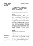 The impacts of social and economic determinants on poverty: An empirical study on Southeast Asia