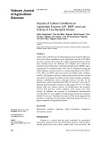 Impacts of culture conditions on ligninolytic enzyme (LIP, MNP, and Lac) activity of five bacterial strains