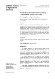 A stability estimate for robin boundary coefficients in stokes fluid flows