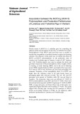 Association between theMUC4 g.243A>G polymorphism and production performance of Landrace and Yorkshire pigs in Vietnam