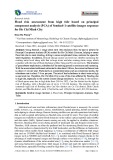 Flood risk assessment from high tide based on principal component analysis (PCA) of Sentinel-1 satellite images sequence for Ho Chi Minh City