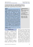 T-shaped technique for esophagojejunostomy in laparoscopic total gastrectomy for gastric cancer